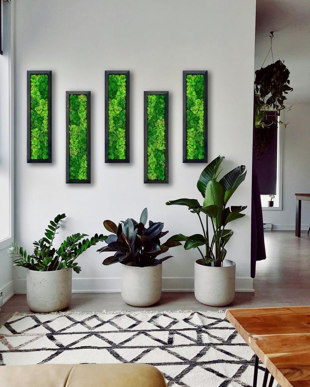 Living Plant Vertical Moss Wall Art