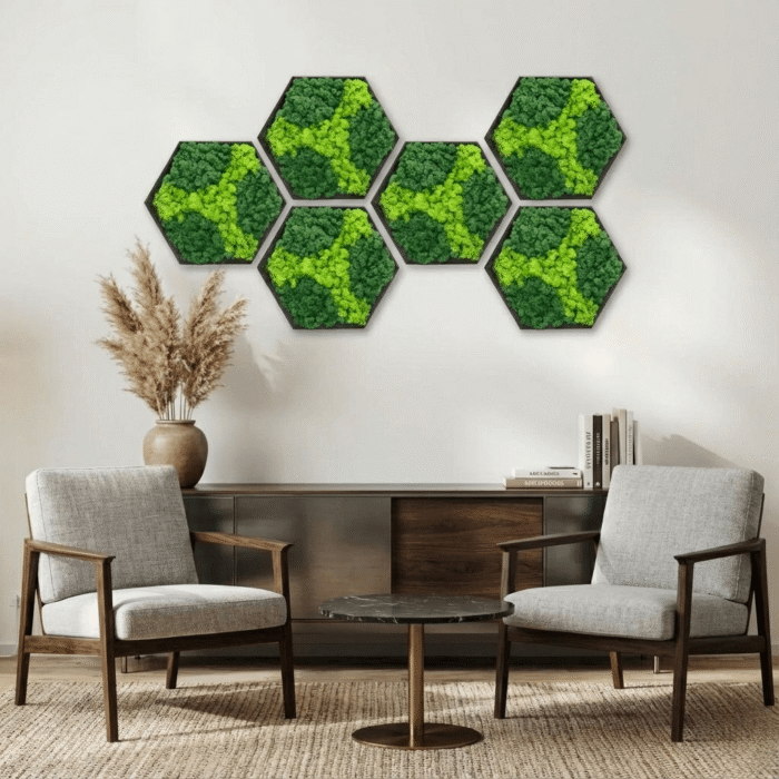 Hexa Modular Moss Panel