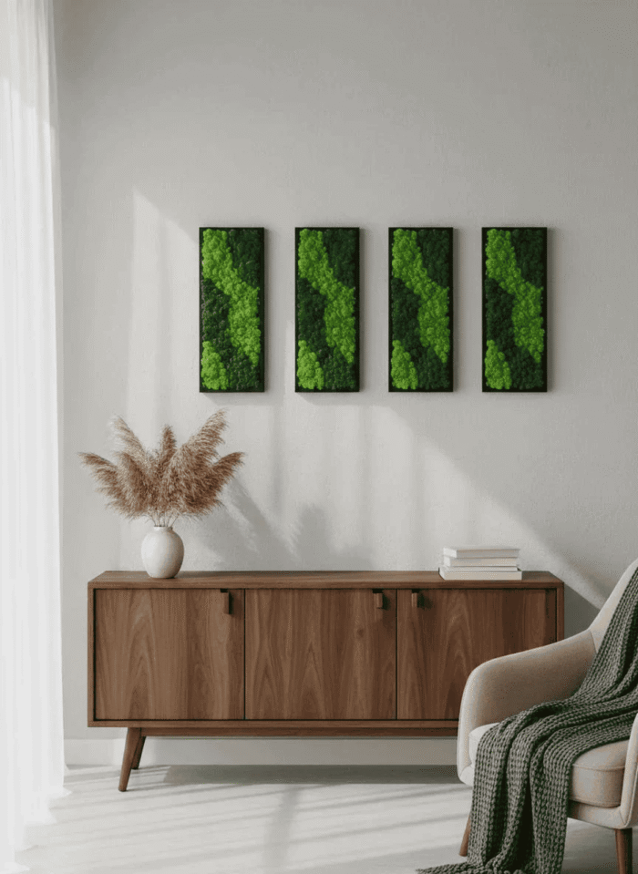 Vertical Moss Wall Art