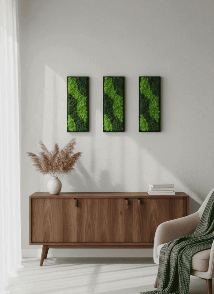 Vertical Moss Wall Art