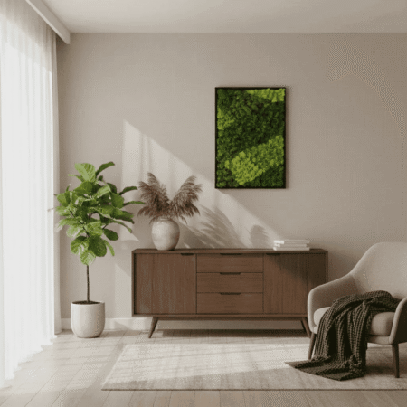 Vertical Moss Wall Art