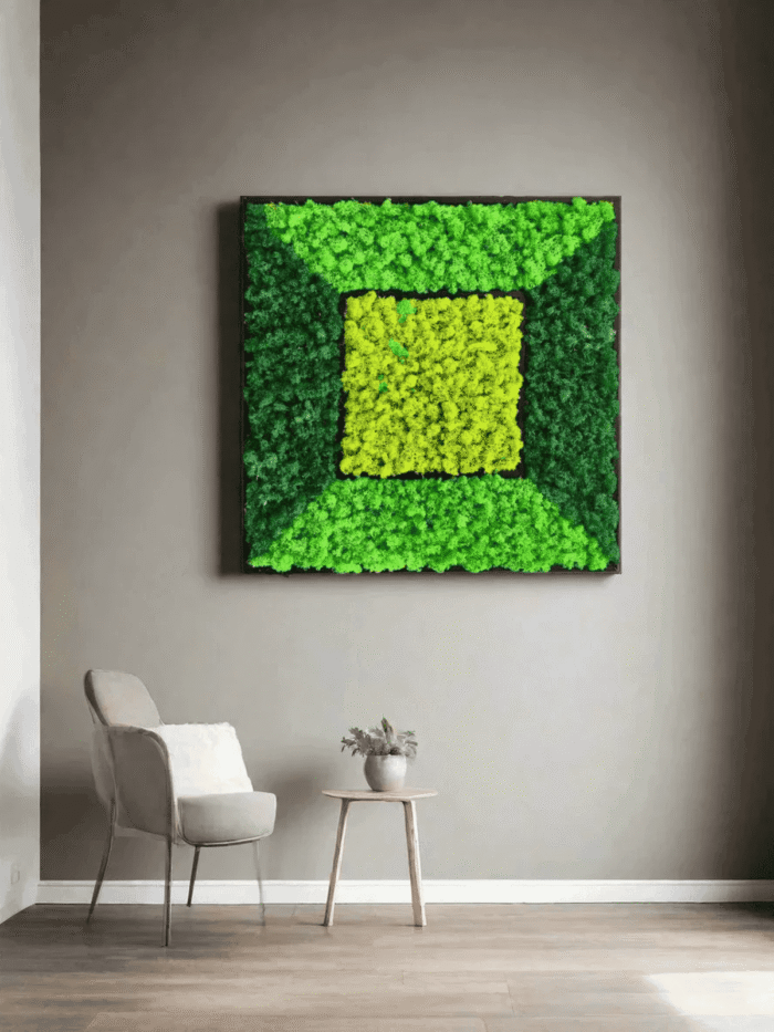 Geometric Moss Wall Art